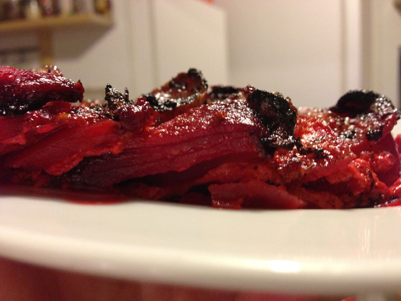 Rote Bete Gratin