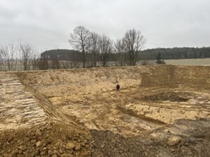 Die Ausmaße des Auffangbeckens